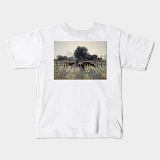 Elioth Gruner - Spring Frost 1919 Kids T-Shirt